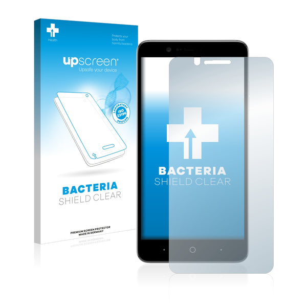 upscreen Bacteria Shield Clear Premium Antibacterial Screen Protector for ZTE Blade Z Max
