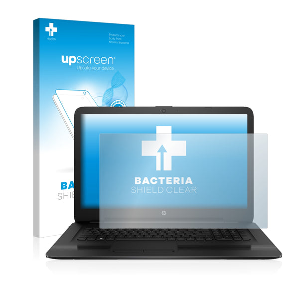 upscreen Bacteria Shield Clear Premium Antibacterial Screen Protector for HP Notebook 17-x159ng