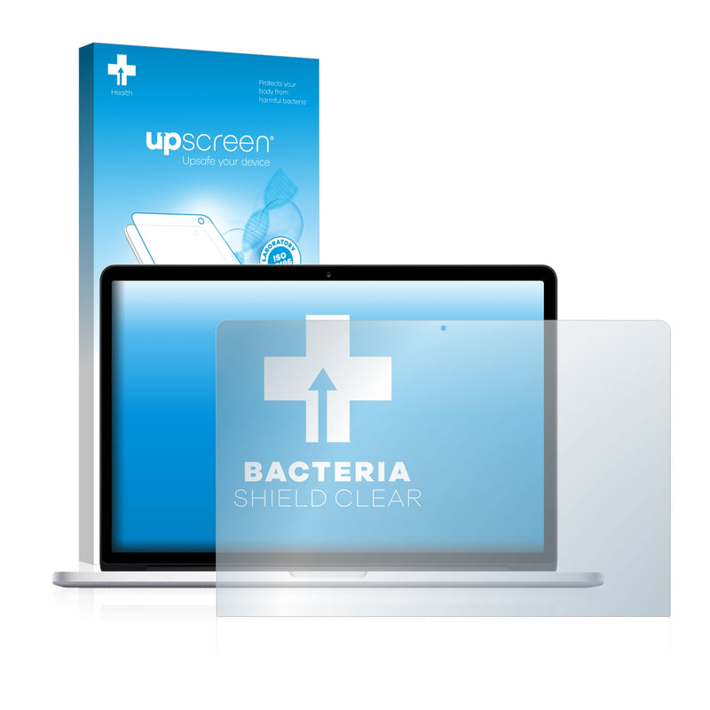 upscreen Bacteria Shield Clear Premium Antibacterial Screen Protector for Apple MacBook Pro 15 2017