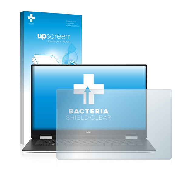 upscreen Bacteria Shield Clear Premium Antibacterial Screen Protector for Dell XPS 13 9365 2-in-1