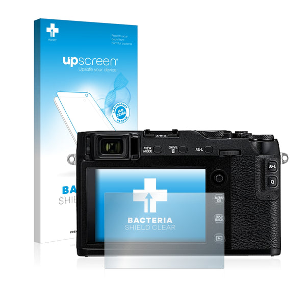 upscreen Bacteria Shield Clear Premium Antibacterial Screen Protector for Fujifilm X-E3