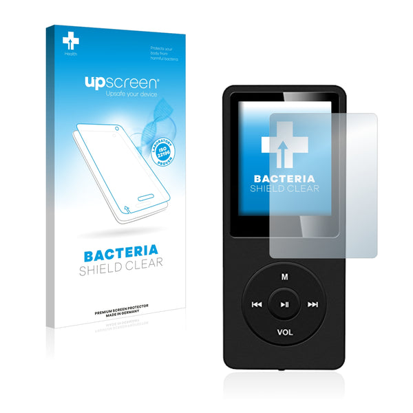 upscreen Bacteria Shield Clear Premium Antibacterial Screen Protector for AGPtek A02
