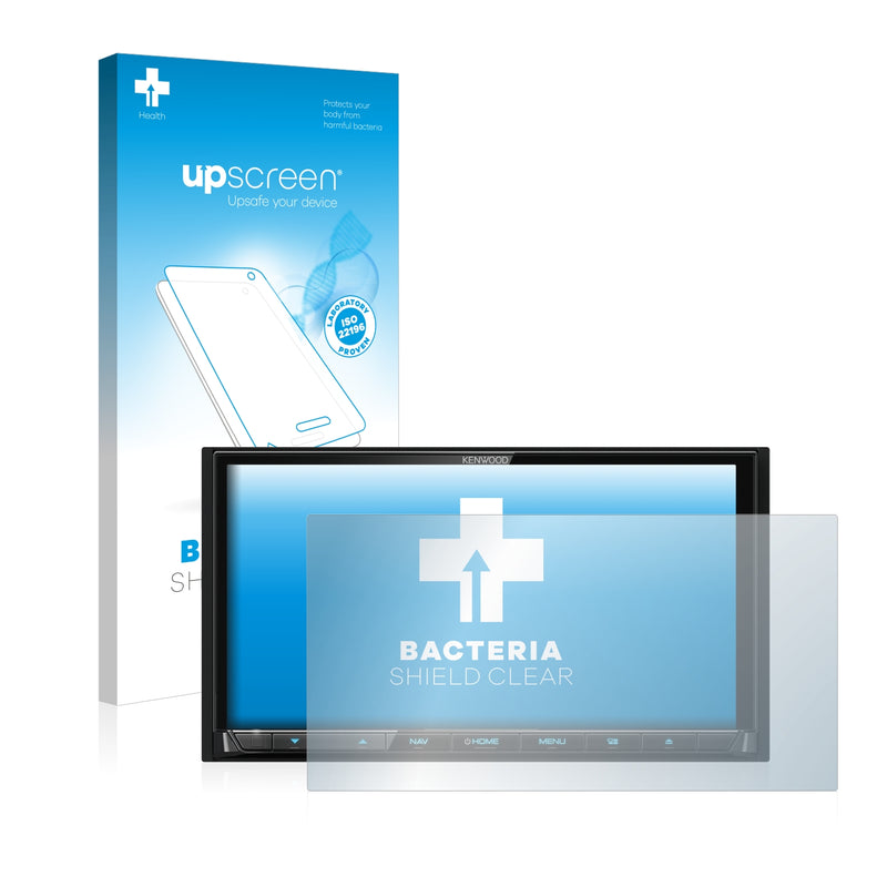 upscreen Bacteria Shield Clear Premium Antibacterial Screen Protector for Kenwood DNX8170DABS