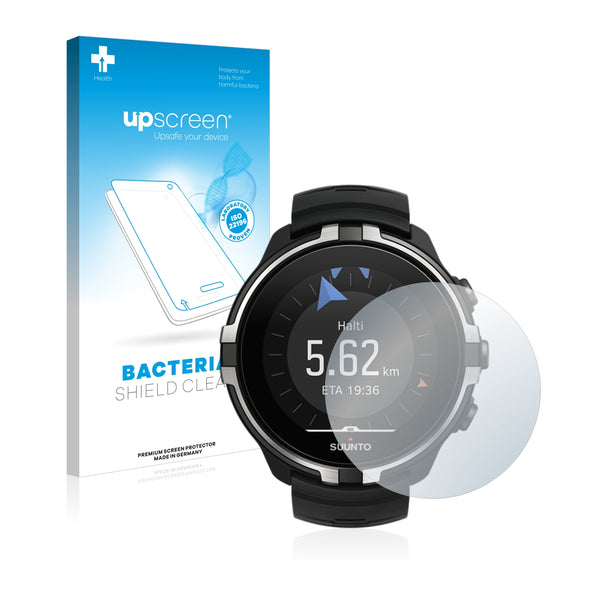upscreen Bacteria Shield Clear Premium Antibacterial Screen Protector for Suunto Baro Stealth