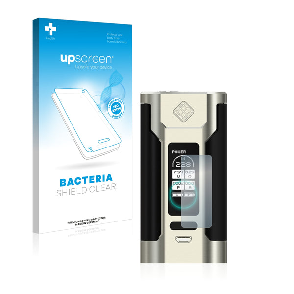 upscreen Bacteria Shield Clear Premium Antibacterial Screen Protector for Wismec Sinuous P228