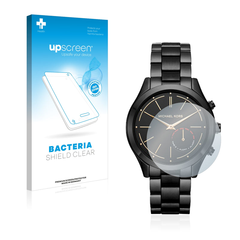 upscreen Bacteria Shield Clear Premium Antibacterial Screen Protector for Michael Kors Access Slim Runway (42 mm)