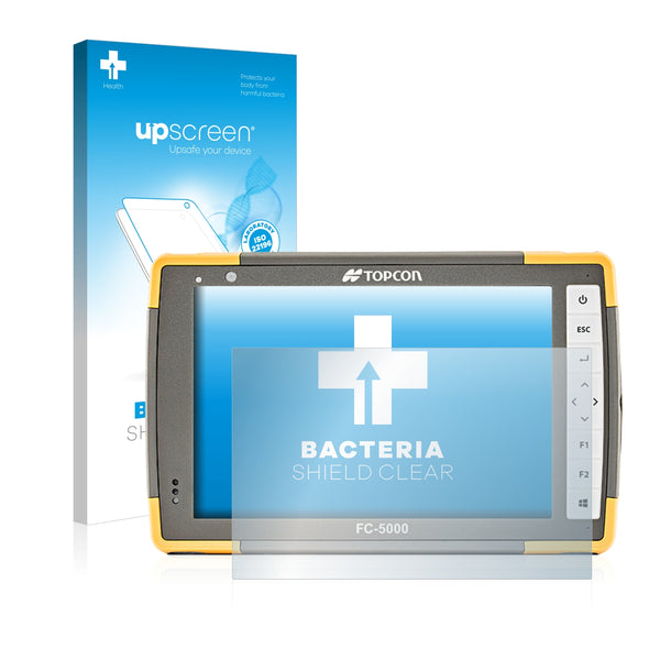 upscreen Bacteria Shield Clear Premium Antibacterial Screen Protector for Topcon FC-5000