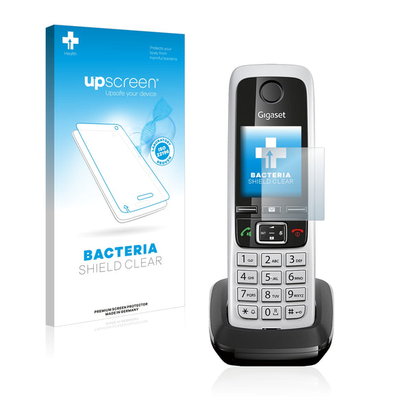 upscreen Bacteria Shield Clear Premium Antibacterial Screen Protector for Gigaset C430HX
