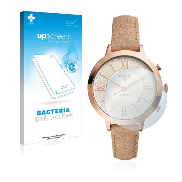 upscreen Bacteria Shield Clear Premium Antibacterial Screen Protector for Fossil Q Jacqueline