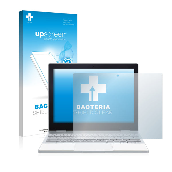 upscreen Bacteria Shield Clear Premium Antibacterial Screen Protector for Google Pixelbook 2017