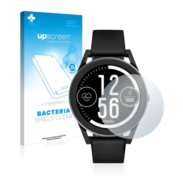 upscreen Bacteria Shield Clear Premium Antibacterial Screen Protector for Fossil Q Control