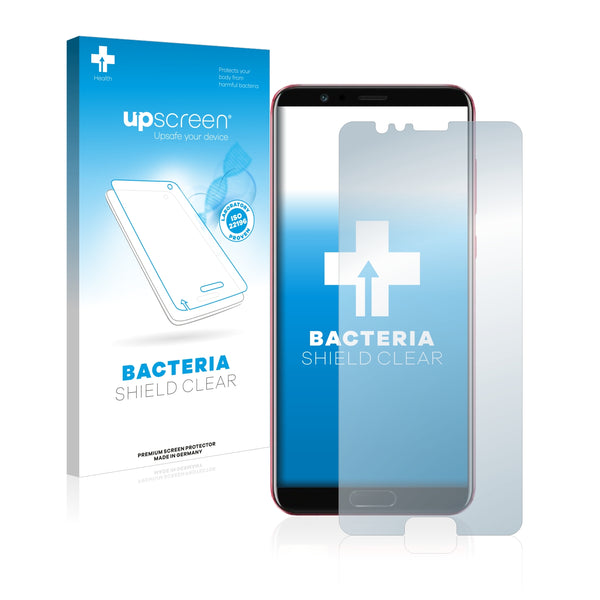 upscreen Bacteria Shield Clear Premium Antibacterial Screen Protector for Honor View 10