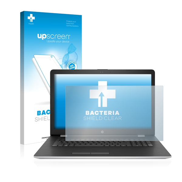 upscreen Bacteria Shield Clear Premium Antibacterial Screen Protector for HP 17-bs103ng