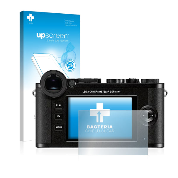 upscreen Bacteria Shield Clear Premium Antibacterial Screen Protector for Leica CL