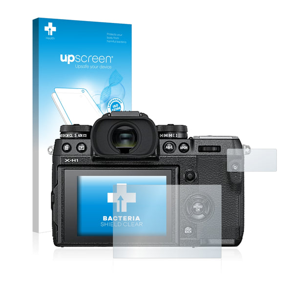 upscreen Bacteria Shield Clear Premium Antibacterial Screen Protector for FujiFilm X-H1