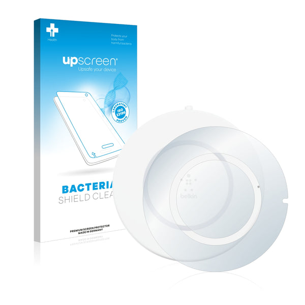 upscreen Bacteria Shield Clear Premium Antibacterial Screen Protector for Belkin Boost Up Wireless Charging Pad