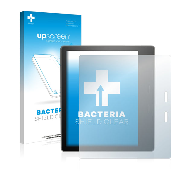 upscreen Bacteria Shield Clear Premium Antibacterial Screen Protector for Amazon Kindle Oasis 2017 (9th generation)