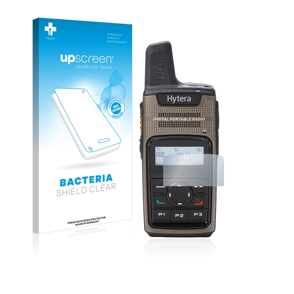 upscreen Bacteria Shield Clear Premium Antibacterial Screen Protector for Hytera PD375