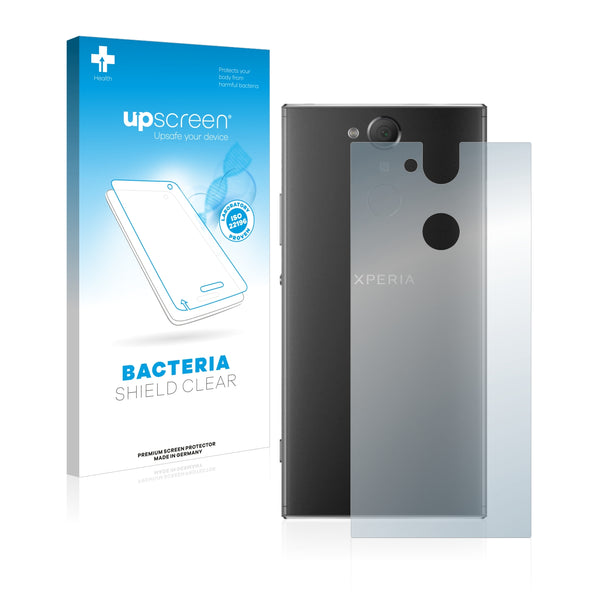 upscreen Bacteria Shield Clear Premium Antibacterial Screen Protector for Sony Xperia XA2 (Back)