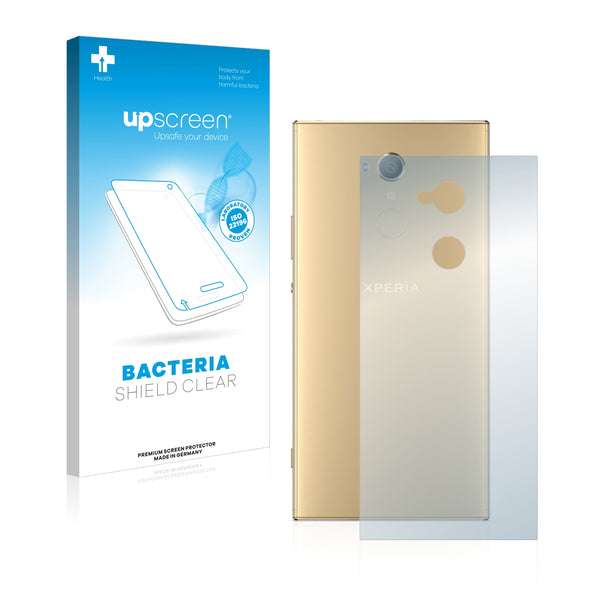 upscreen Bacteria Shield Clear Premium Antibacterial Screen Protector for Sony Xperia XA2 Ultra (Back)