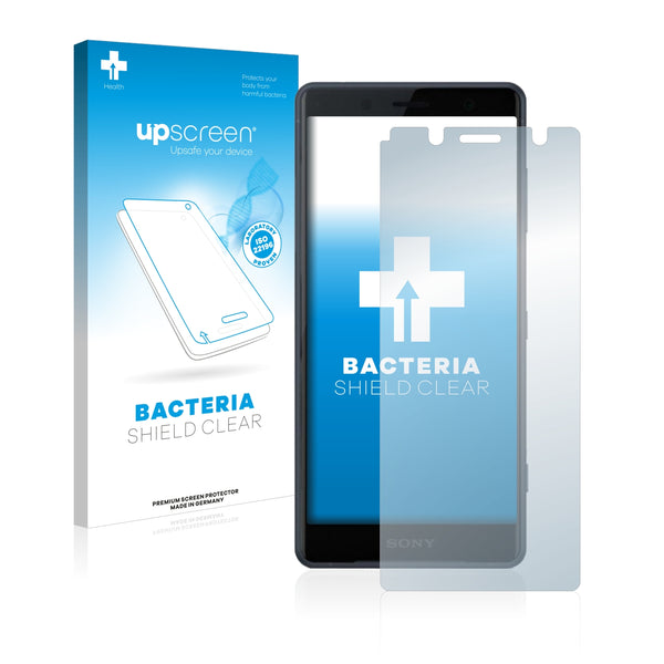 upscreen Bacteria Shield Clear Premium Antibacterial Screen Protector for Sony Xperia XZ2 Compact