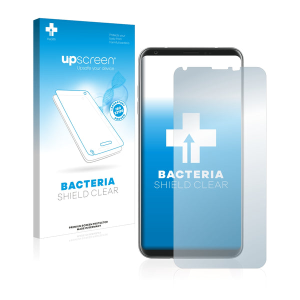 upscreen Bacteria Shield Clear Premium Antibacterial Screen Protector for LG V30s