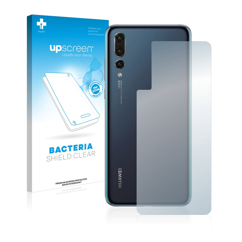 upscreen Bacteria Shield Clear Premium Antibacterial Screen Protector for Huawei P20 Pro (Back)