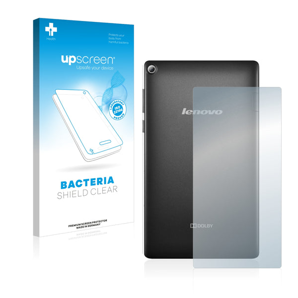 upscreen Bacteria Shield Clear Premium Antibacterial Screen Protector for Lenovo Tab 2 A7-20 (Back)