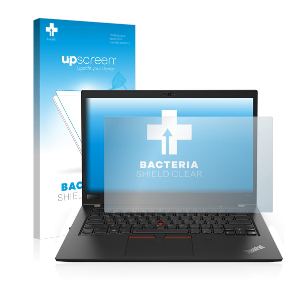 upscreen Bacteria Shield Clear Premium Antibacterial Screen Protector for Lenovo ThinkPad T480s
