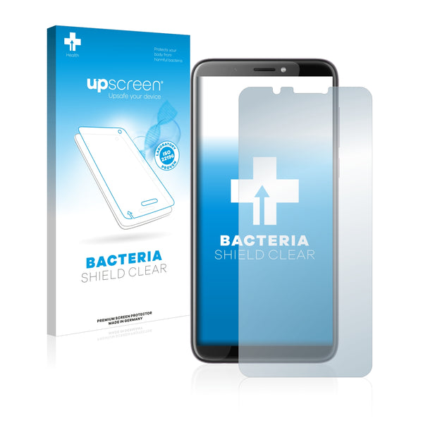 upscreen Bacteria Shield Clear Premium Antibacterial Screen Protector for HTC Desire 12 Plus