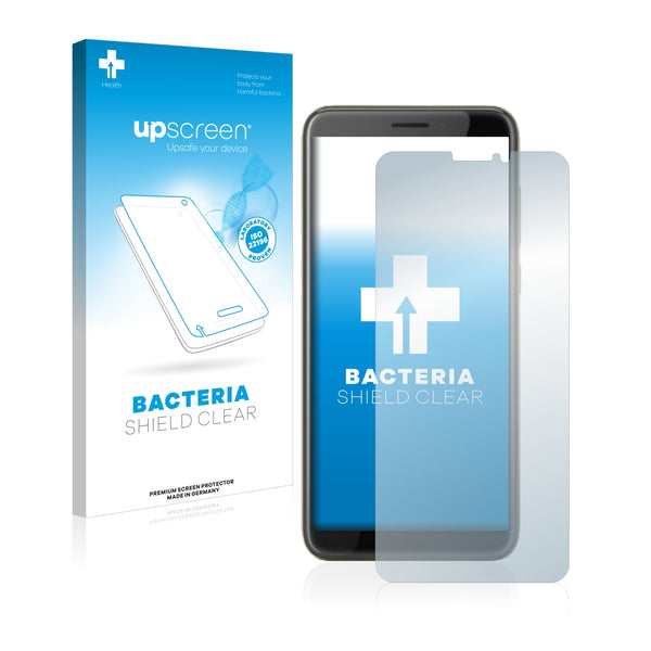upscreen Bacteria Shield Clear Premium Antibacterial Screen Protector for HTC Desire 12