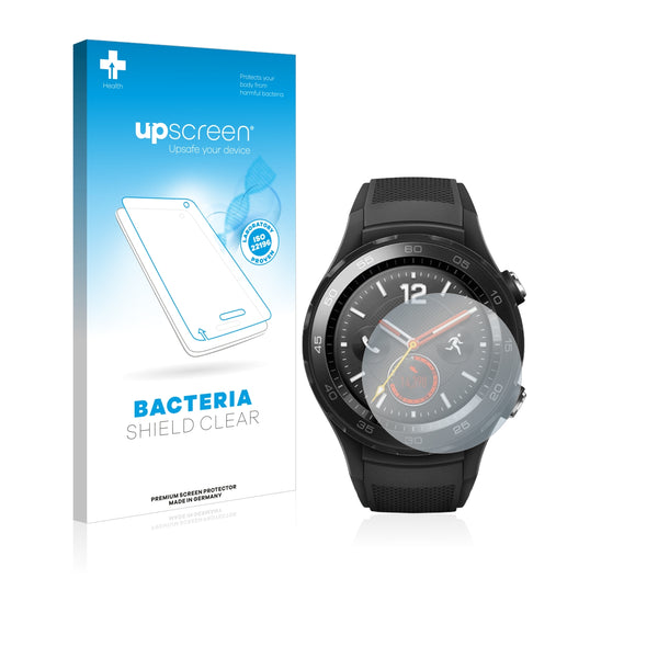 upscreen Bacteria Shield Clear Premium Antibacterial Screen Protector for Huawei Watch 2 2018
