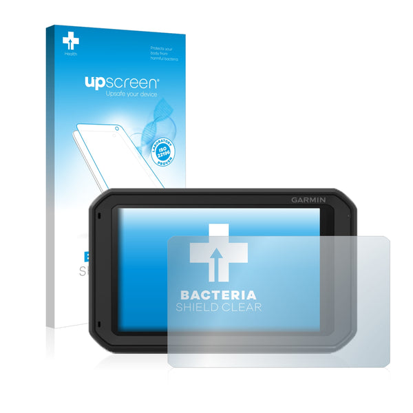 upscreen Bacteria Shield Clear Premium Antibacterial Screen Protector for Garmin fleet 770