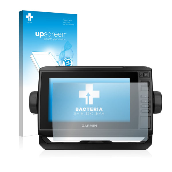 upscreen Bacteria Shield Clear Premium Antibacterial Screen Protector for Garmin echoMAP Plus 73cv