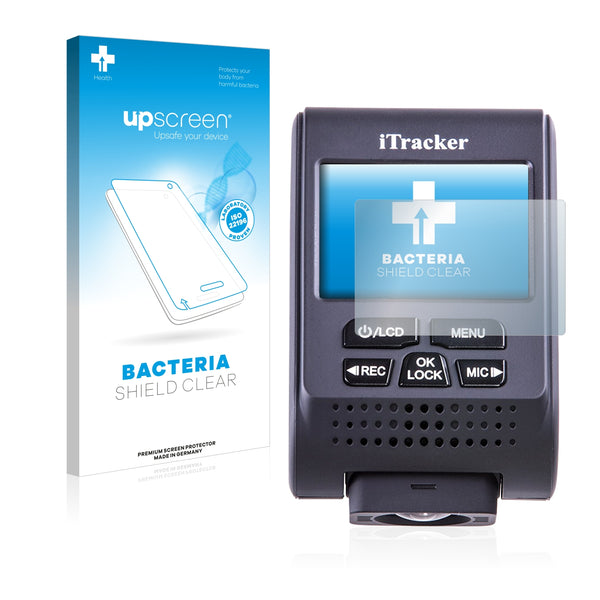 upscreen Bacteria Shield Clear Premium Antibacterial Screen Protector for iTracker DC-A119S