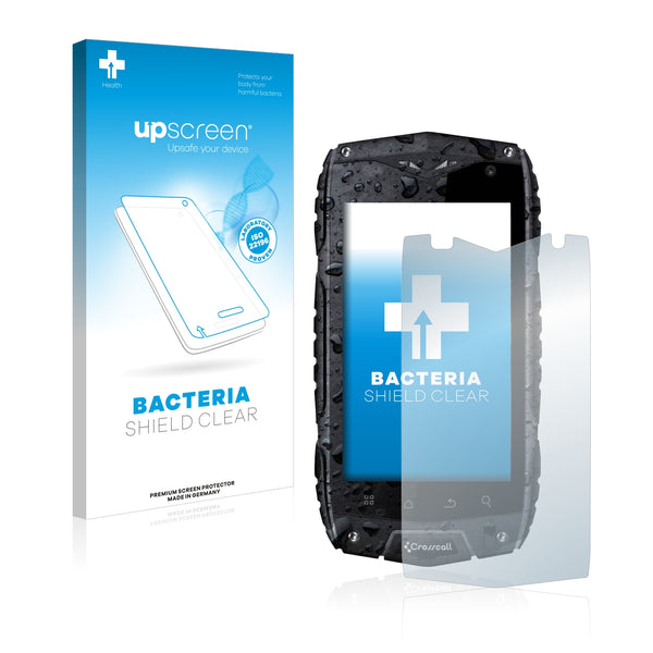 upscreen Bacteria Shield Clear Premium Antibacterial Screen Protector for Crosscall Odyssey+