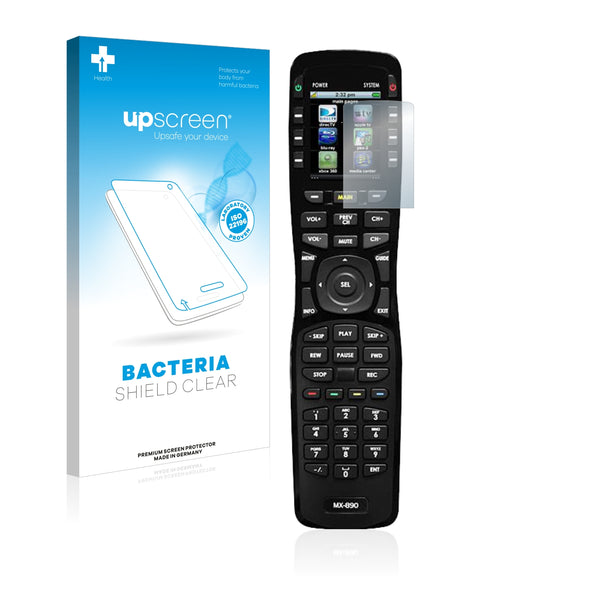 upscreen Bacteria Shield Clear Premium Antibacterial Screen Protector for URC Remote Control MX-890