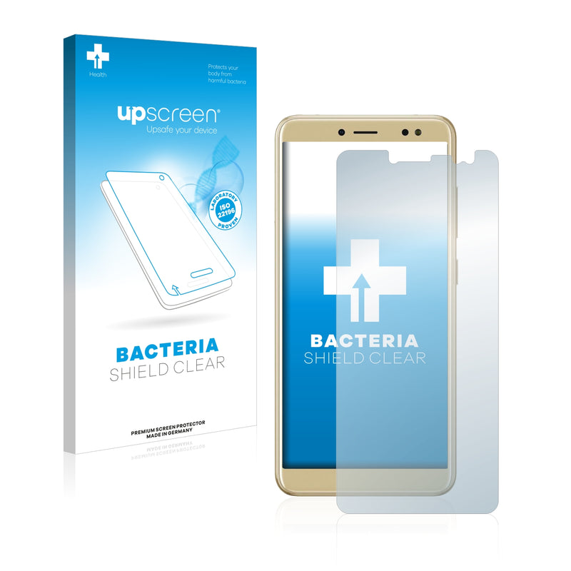 upscreen Bacteria Shield Clear Premium Antibacterial Screen Protector for BLU Vivo XL3