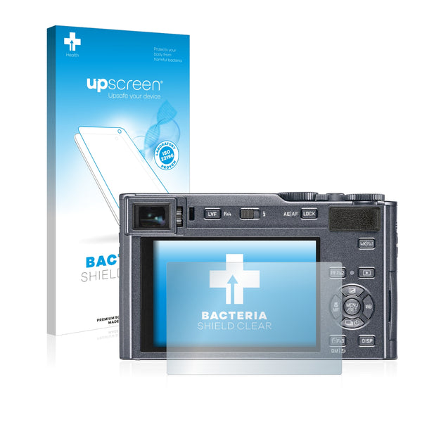 upscreen Bacteria Shield Clear Premium Antibacterial Screen Protector for Leica C-Lux