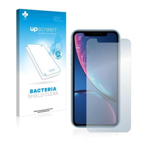 upscreen Bacteria Shield Clear Premium Antibacterial Screen Protector for Apple iPhone XR