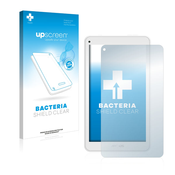 upscreen Bacteria Shield Clear Premium Antibacterial Screen Protector for Archos 70d Titanium