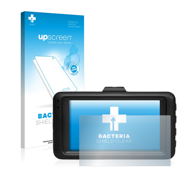 upscreen Bacteria Shield Clear Premium Antibacterial Screen Protector for Medion E49018 Autokamera (MD 87935)