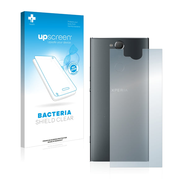 upscreen Bacteria Shield Clear Premium Antibacterial Screen Protector for Sony Xperia XA2 Plus (Back)