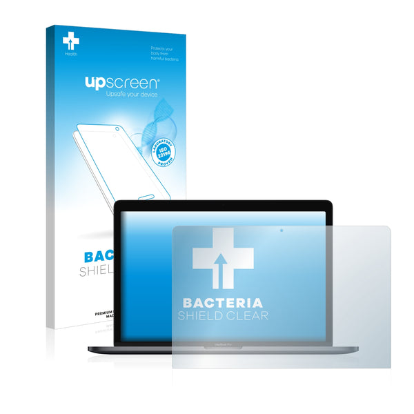 upscreen Bacteria Shield Clear Premium Antibacterial Screen Protector for Apple MacBook Pro 13 2018