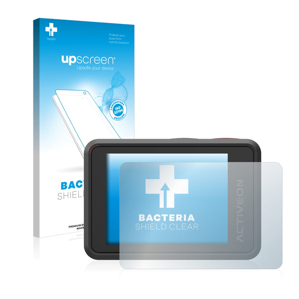 upscreen Bacteria Shield Clear Premium Antibacterial Screen Protector for Activeon CX