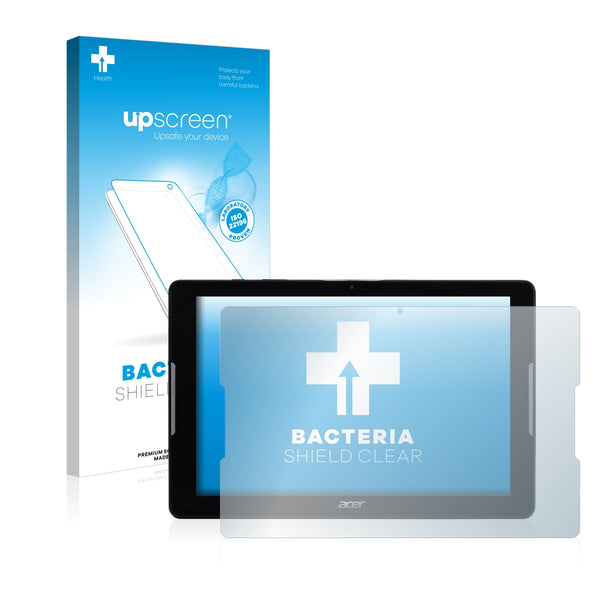 upscreen Bacteria Shield Clear Premium Antibacterial Screen Protector for Acer Iconia One 10 B3-A32