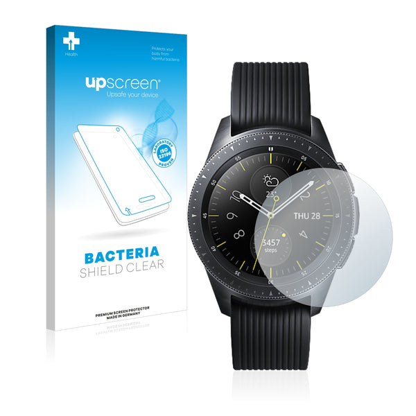 upscreen Bacteria Shield Clear Premium Antibacterial Screen Protector for Samsung Galaxy Watch (42 mm)