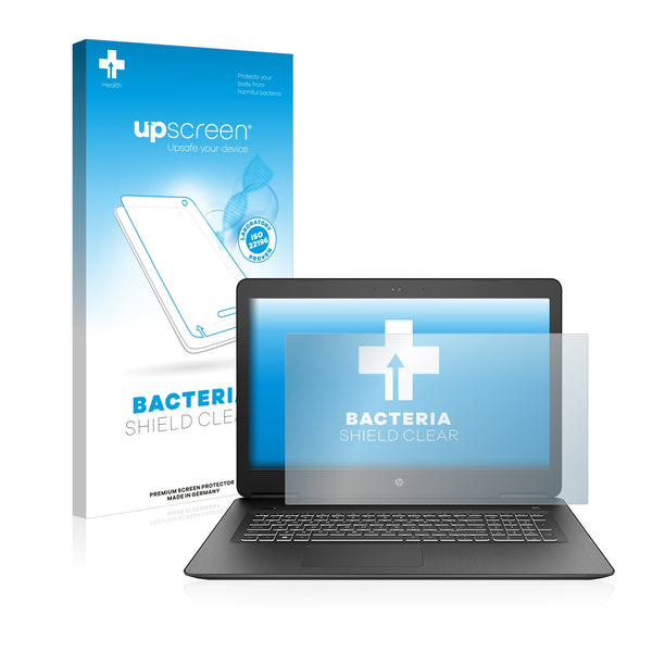 upscreen Bacteria Shield Clear Premium Antibacterial Screen Protector for HP Pavilion 17-ab320ng