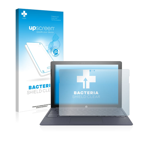 upscreen Bacteria Shield Clear Premium Antibacterial Screen Protector for HP Chromebook x2 12-f015nr