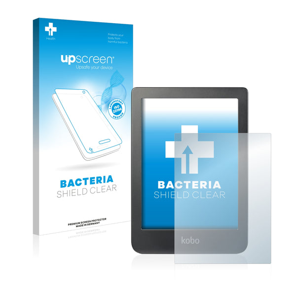 upscreen Bacteria Shield Clear Premium Antibacterial Screen Protector for Kobo Clara HD (6)